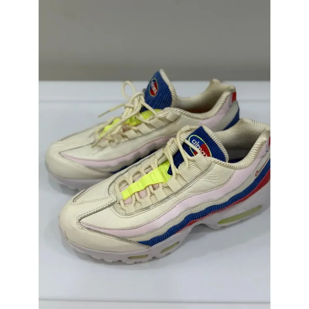 Nike Women's Air Max 95 SE 'Panache' Corduroy Sail/Arctic Pink AQ4138-101 Size 7